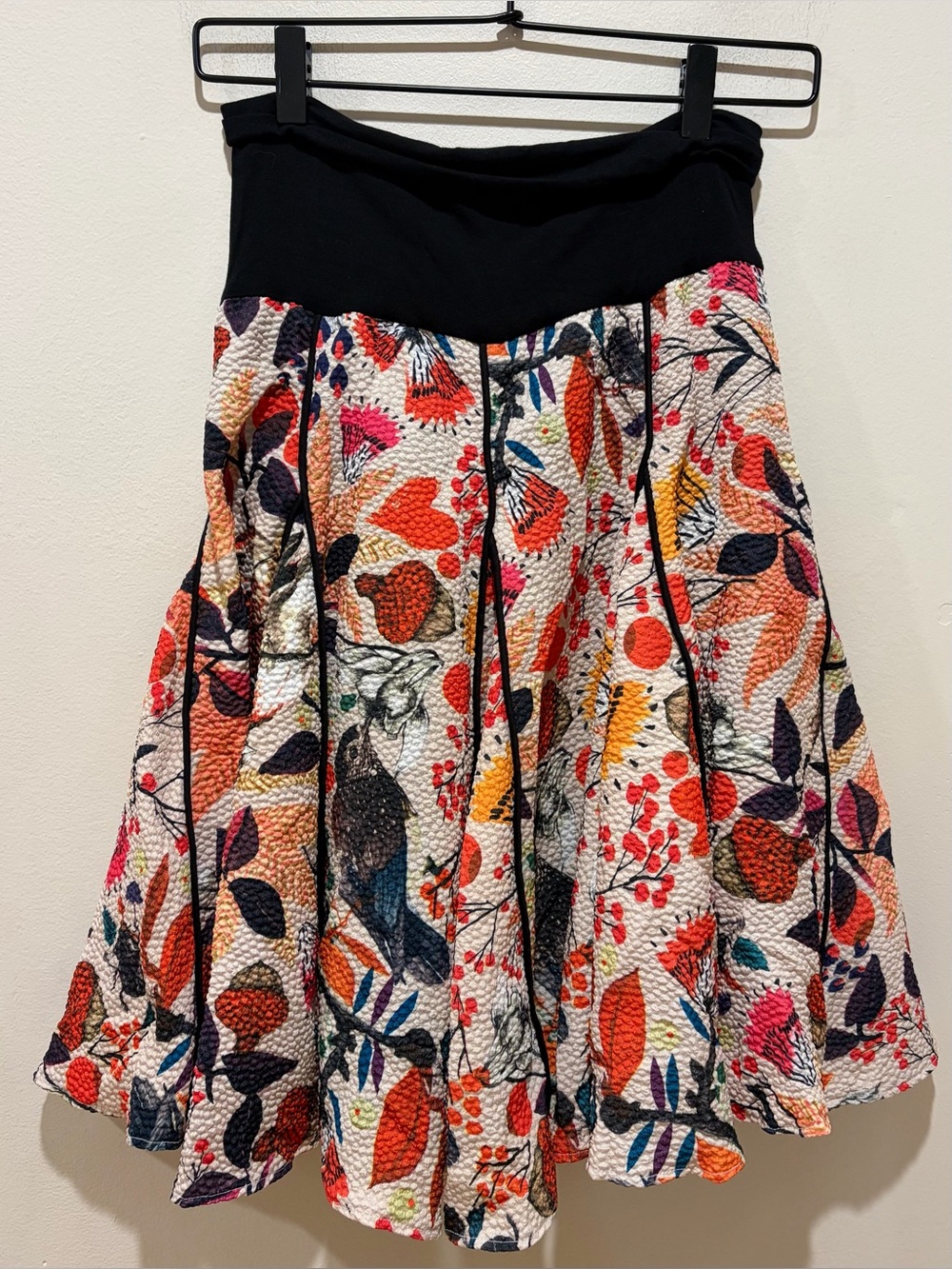 Eva Franco by Anthropologie Songbird Colorful A-Line Full Skirt - Women’s Size 4